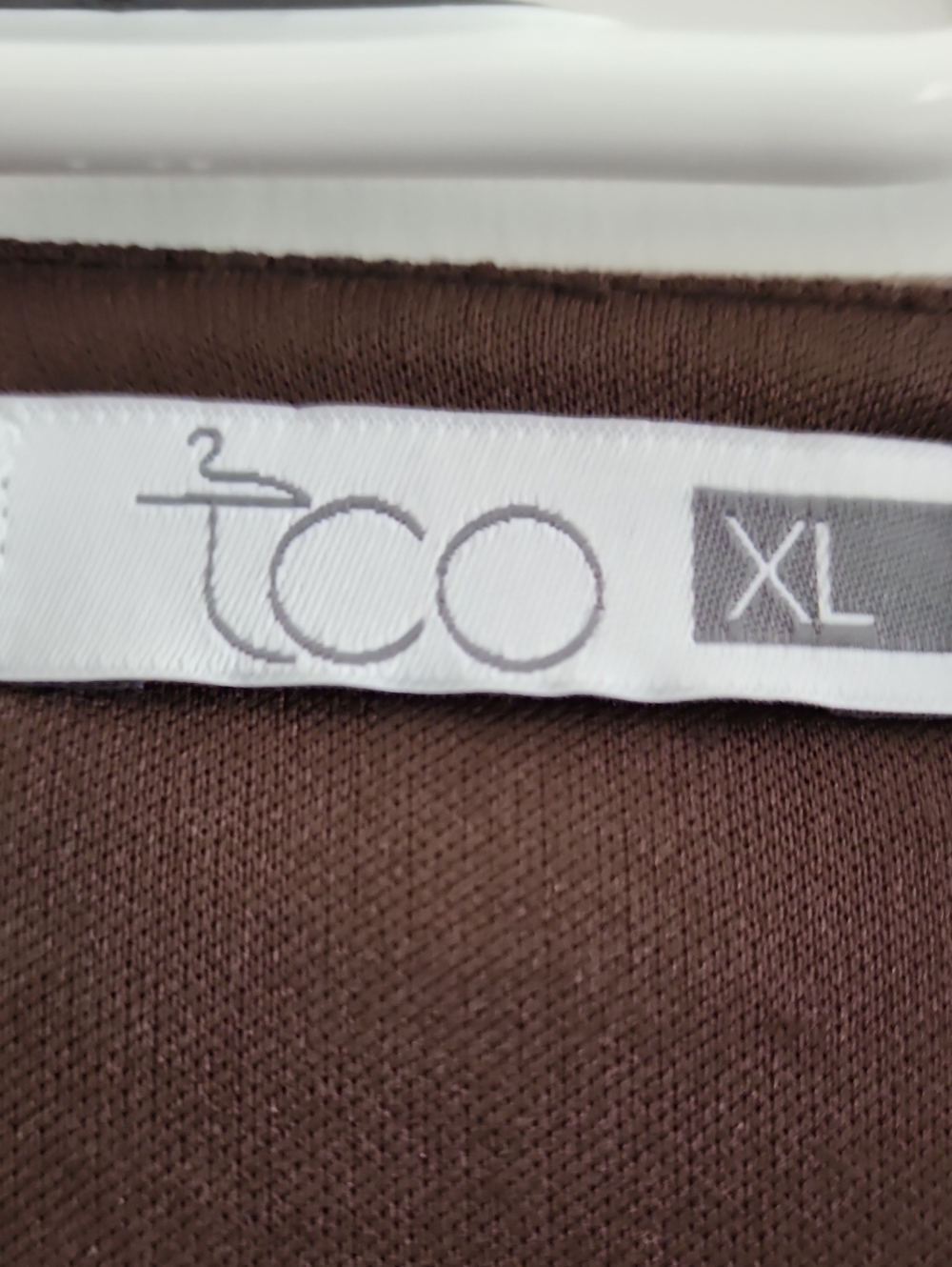 TC Brown Open-Front Ruffle Hem Blazer - Picture 3 of 3